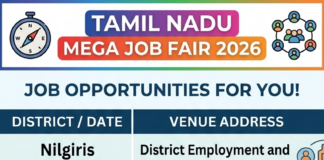 மாபெரும் தனியார்துறை வேலைவாய்ப்பு முகாம் 25.09.2026 Job Fair in 6 districts