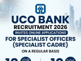 UCO Bank Specialist Officer Recruitment UCO Bank Specialist Officer Recruitment