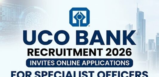 UCO Bank Specialist Officer Recruitment UCO Bank Specialist Officer Recruitment