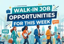 Weekly Walk-In Job Opportunities!!!