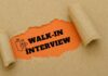 Walk-In Drives Across Multiple Sectors! Walk-in Interview