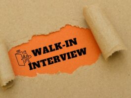 Walk-in Interview