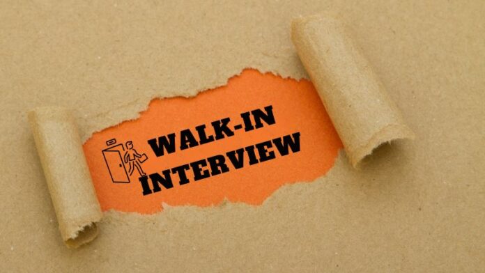 Walk-in Walk-in Interview