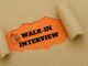 Walk-in Interview