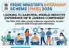 Prime Minister’s Internship Scheme 2026