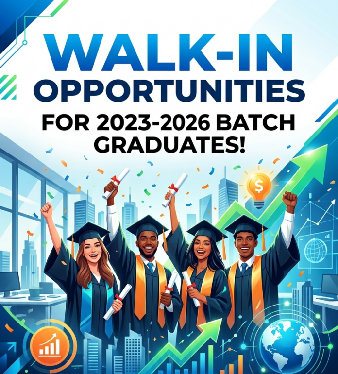 walk in 2023-2026 batch Walk in opportunities 2023-2026 batch students