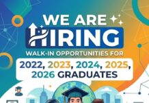 Walk in Opportunities for 2022-2026 Graduates!