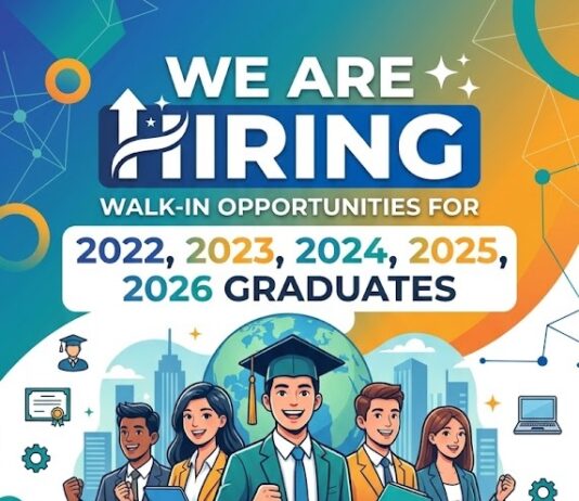 Walk in Opportunities for 2022-2026 Graduates!