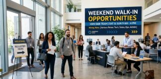Weekend Walk-in Opportunities!!!