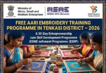 Free Aari Embroidery Training Programme in Tenkasi District – 2026
