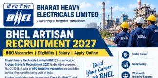 BHEL Artisan Grade IV Recruitment 2027 BHEL-Artisan-Recruitment
