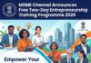 Free Entrepreneurship Training in MSME Free-Entrepreneurship-Training-in-Chennai-2026