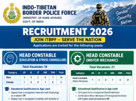 ITBPF Recruitment 2026