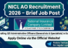 National Insurance Officer.