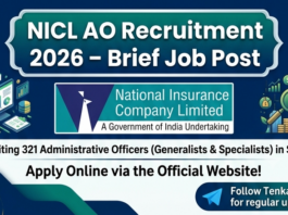 NICL AO Recruitment 2026 National Insurance Officer.