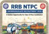 RRB NTPC Undergraduate Recruitment 2026 RRB NTPC Undergraduate Recruitment