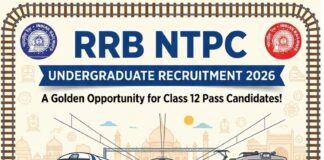 RRB NTPC Undergraduate Recruitment 2026 RRB NTPC Undergraduate Recruitment