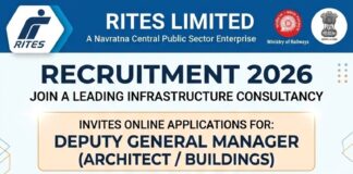 RITES DGM Recruitment 2026