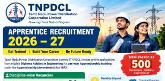 TNPDCL Apprentice Recruitment