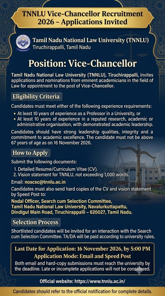 Vice Chancellor Recruitment Vice-Chancellor-Recruitment