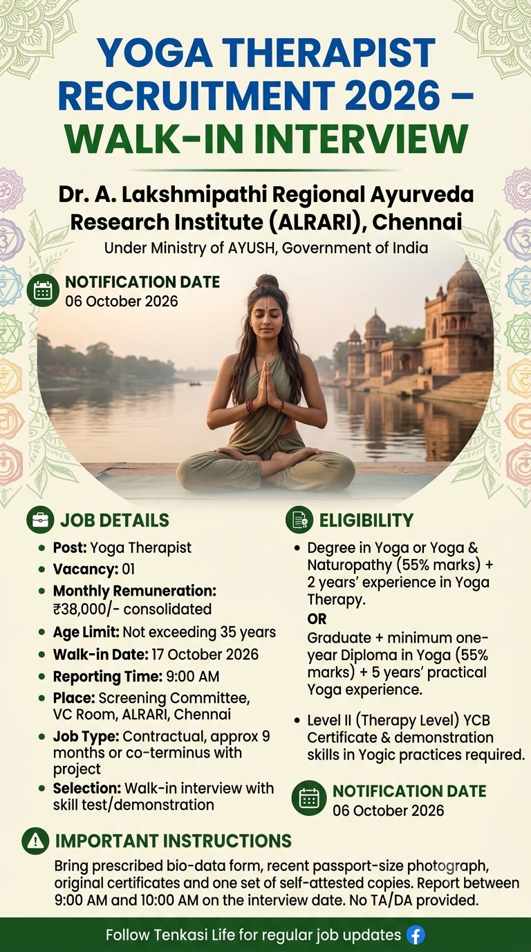 Yoga Therapist Recruitment