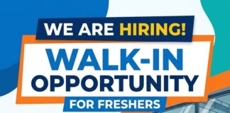 Walk-In Opportunity for Freshers!!!